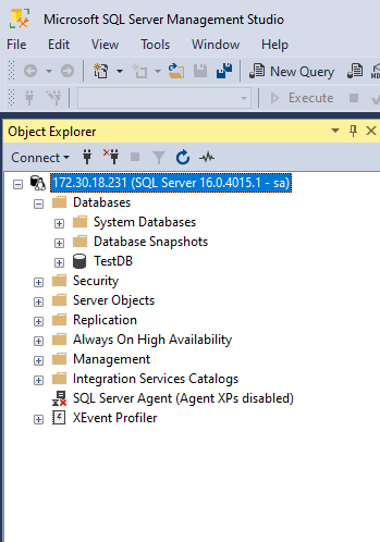 MSSQL Tutorial Management Studio