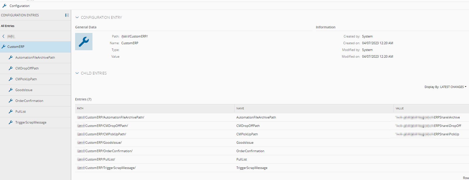 Configuration GUI