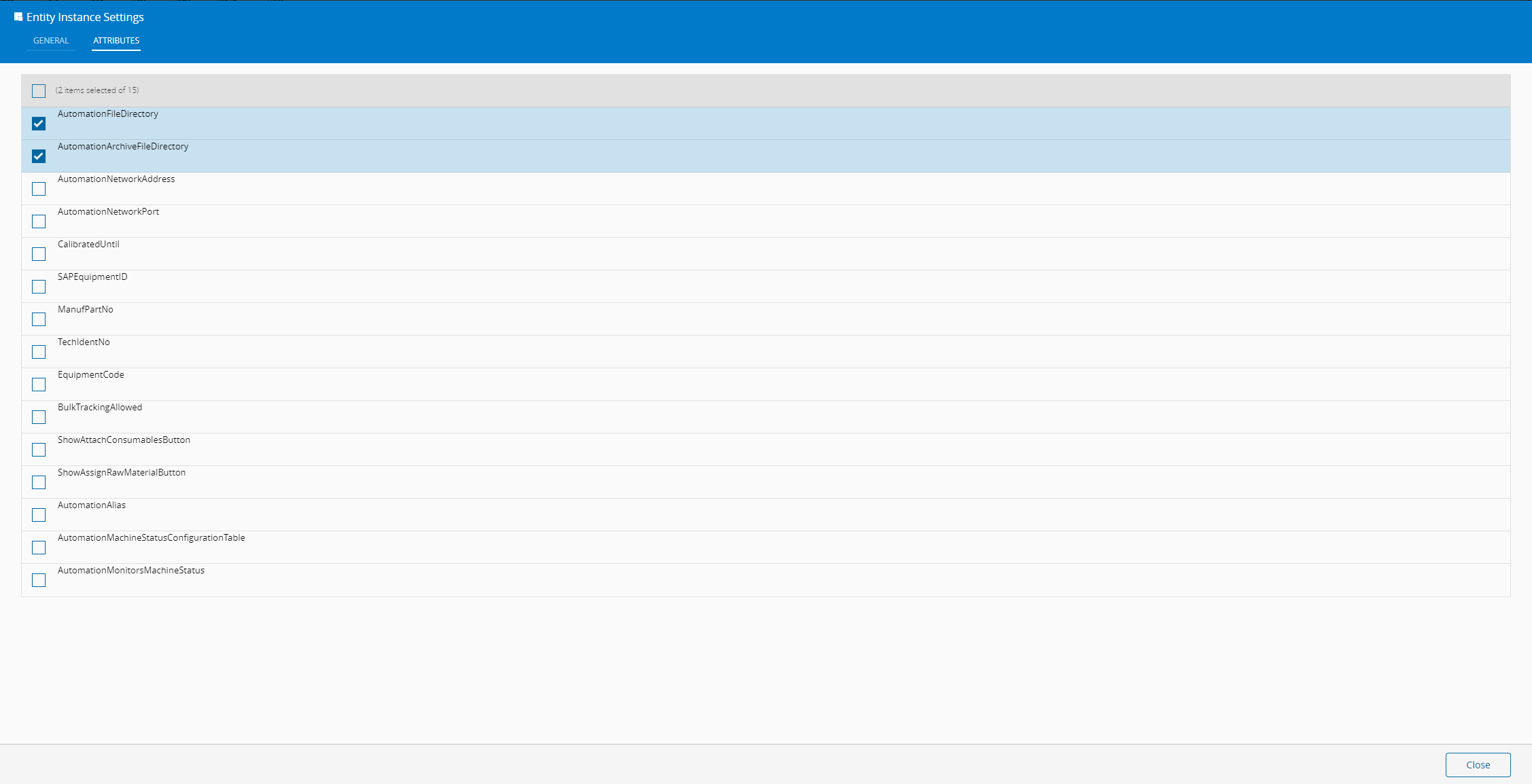 Entity Instance Task