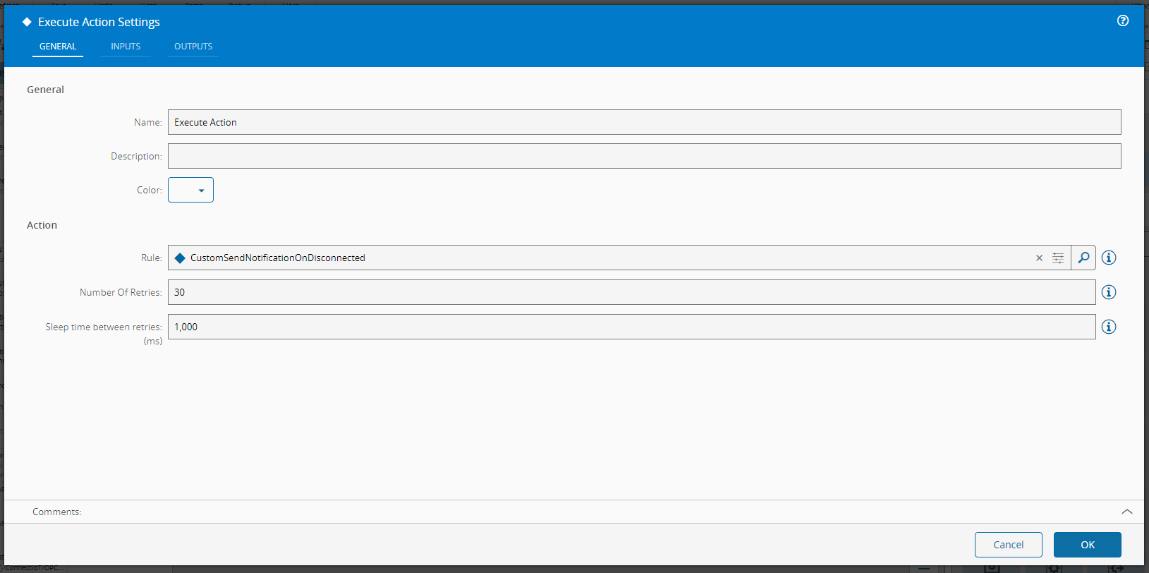 Create Execute Action