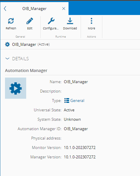 Automation Manager GUI