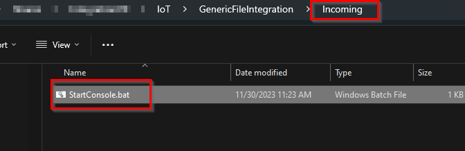 File on Incoming