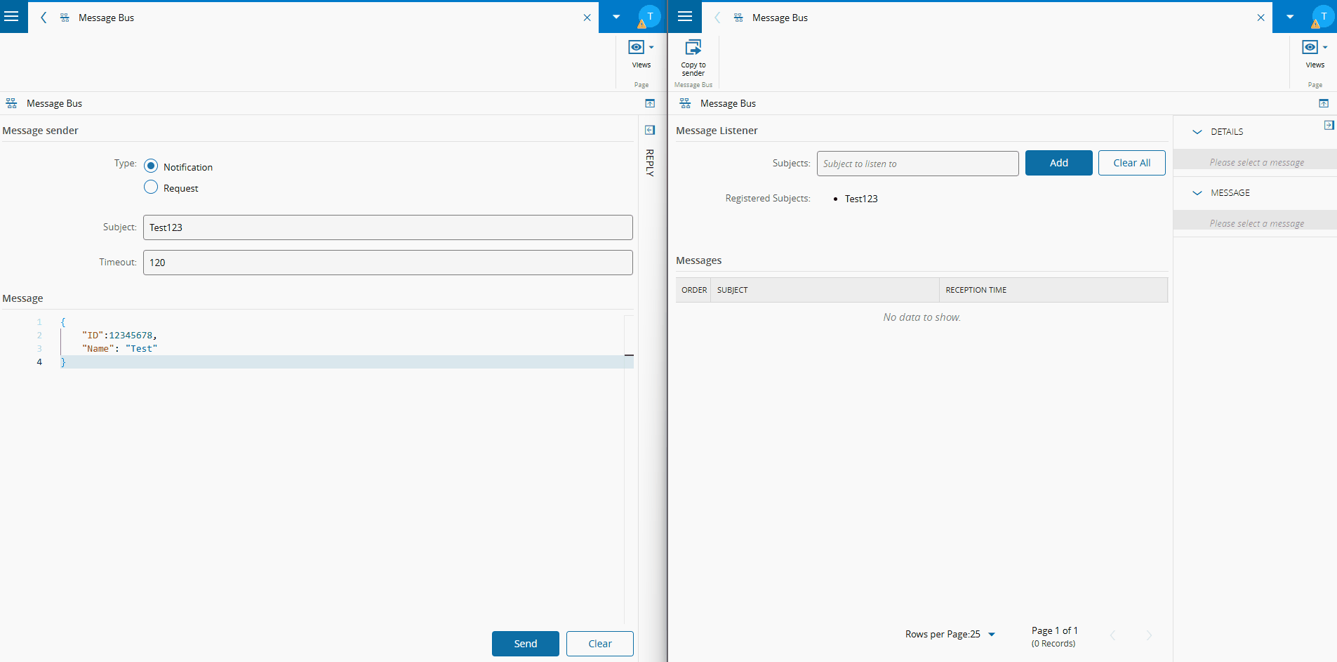 Message Bus Administration Demonstration