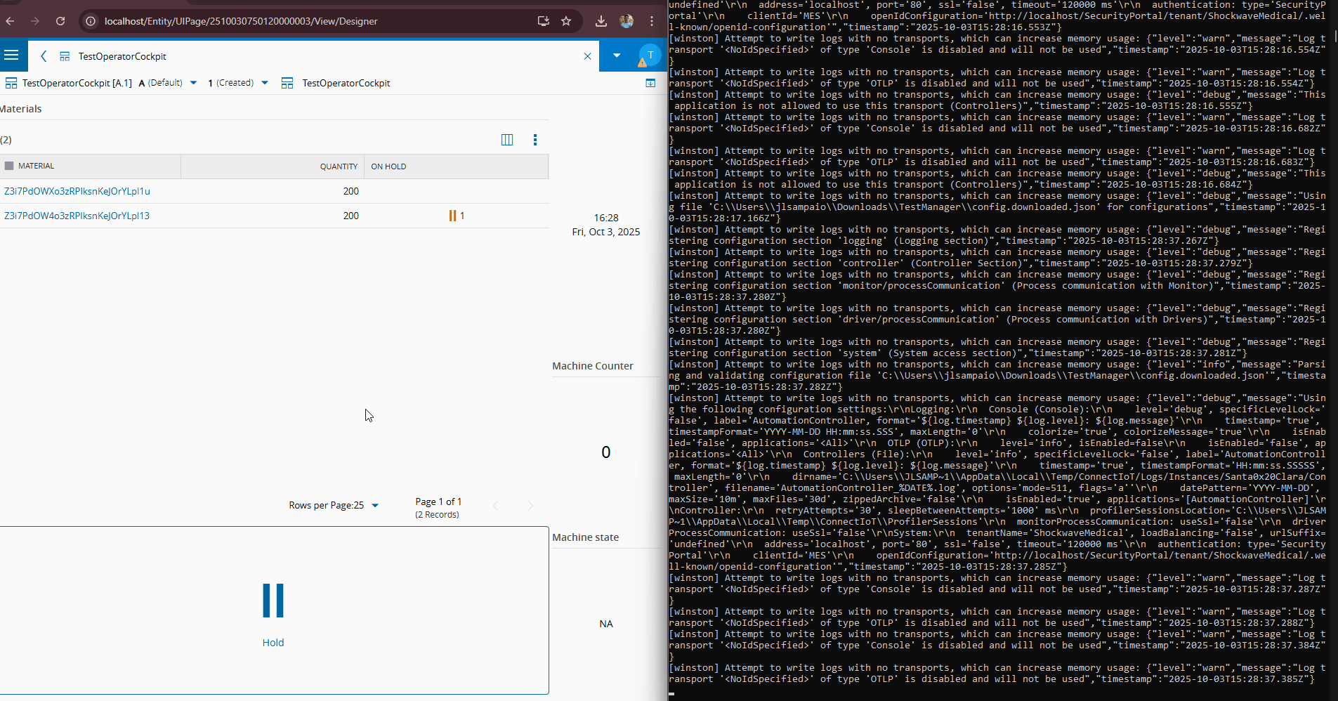 Message Bus UI Sync Demo 
