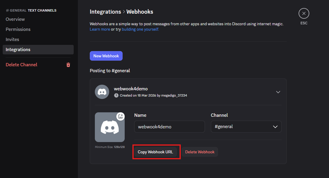 Discord Web Hook